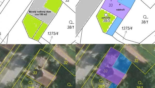 PRODÁNO - Stavební pozemek 354m2 v obci Višňová