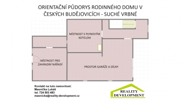 Na prodej rodinný dům 3+1 s garáží a bazénem v Českých Budějovicích