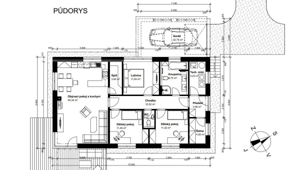 Na prodej rodinný dům 164 m2 Jivno, na pozemku 1253 m2 - 3,5km od Českých Budějovic